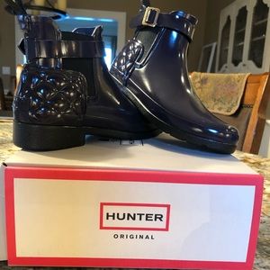 HUNTER Chelsea Rain Boots Size 7